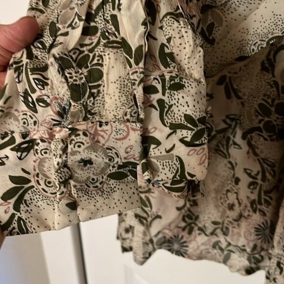 Free People Stealing Fire Floral Swing Peasant Dress - Picture 7 of 8